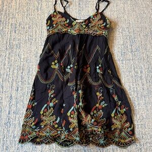 Urban Outfitters Embroidered Mini Dress